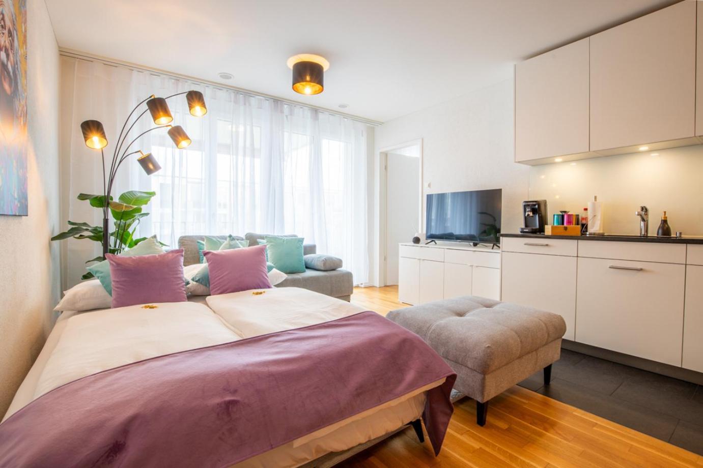 Special Einstein II Apartment Basel, Messe Kleinbasel 10-Star Luaran gambar