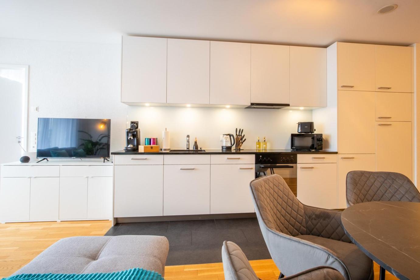 Special Einstein II Apartment Basel, Messe Kleinbasel 10-Star Luaran gambar
